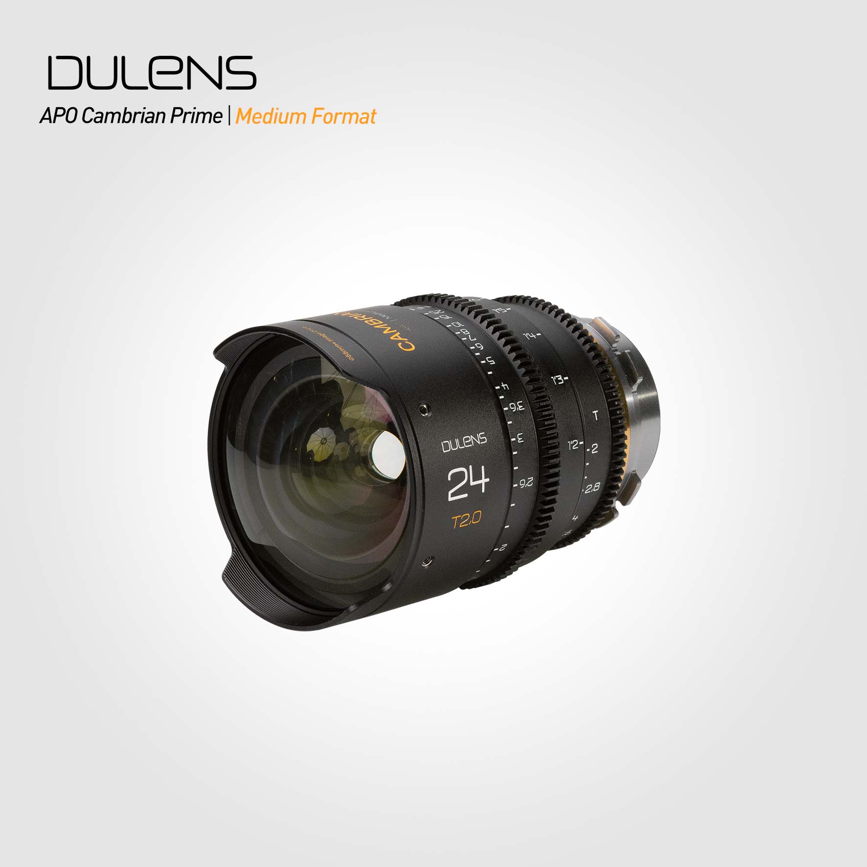 DULENS VINTAGE SERIES MEDIUM FORMAT APO CAMBRIAN PRIME 24mm T2 PL MOUNT - DULENS HK